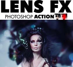PS动作－散景光圈：Lens FX Photoshop Action